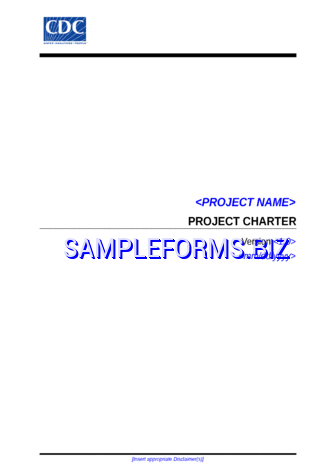 Project Charter Template 2 doc pdf free
